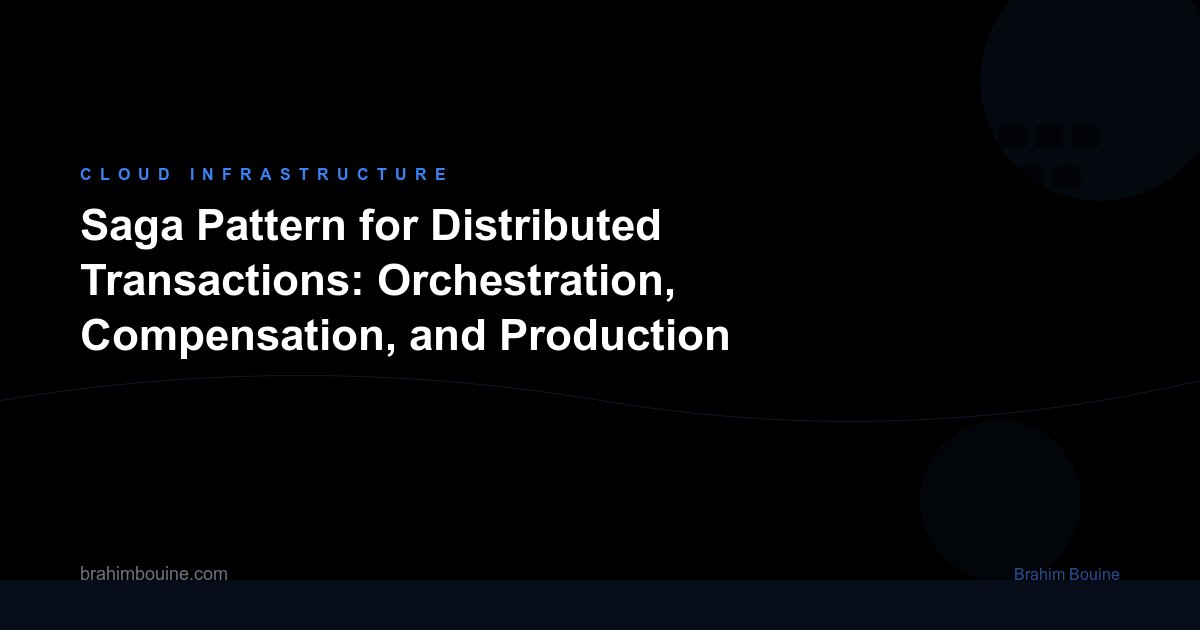 Saga Pattern for Distributed Transactions: Orchestration, Compensation, and Production Pitfalls