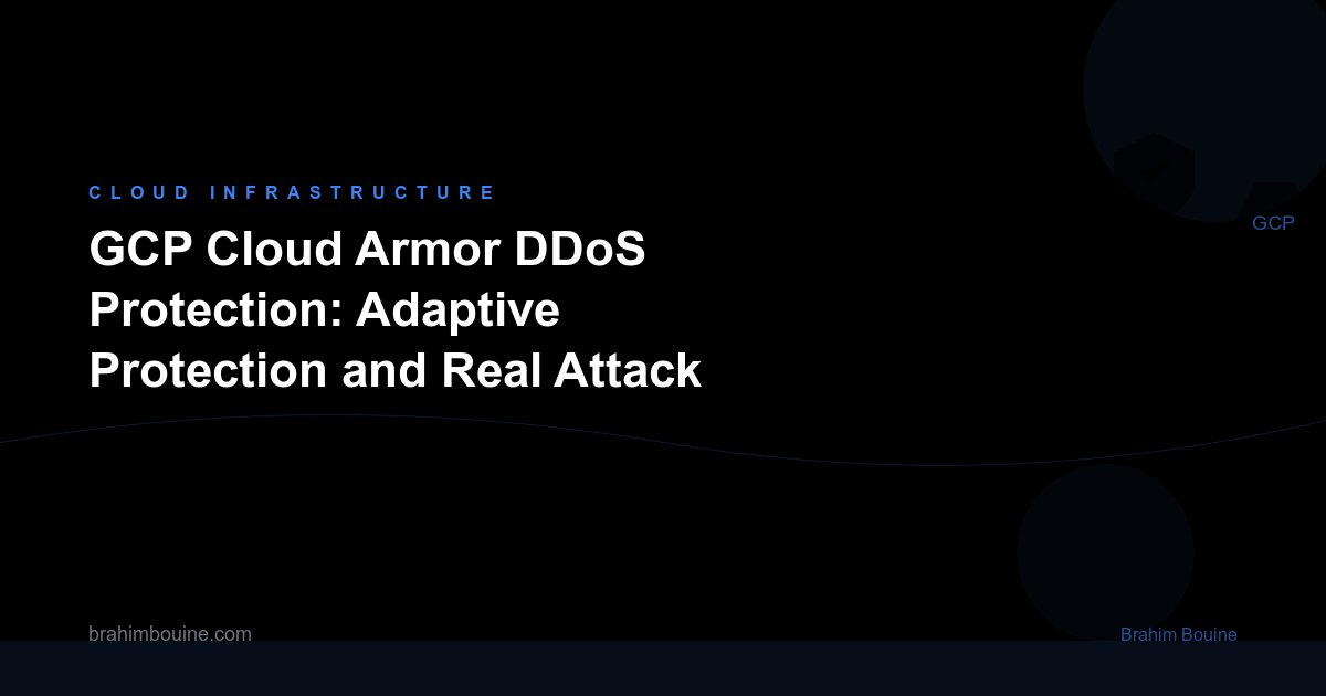 GCP Cloud Armor DDoS Protection: Adaptive Protection and Real Attack Mitigation